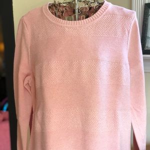Talbots 3x Long Sleeve Sweater Pink